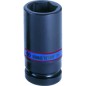 Douille à chocs Métrique 1" (25.40mm) Longue 34 mm