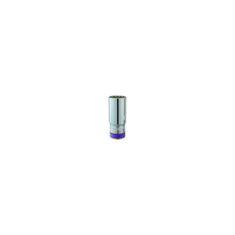 KING TONY : Douille Métrique 1/2" (12.7mm) Longue 27 mm KING TONY : Douille Métrique 1/2" (12.7mm) Longue 27 mm