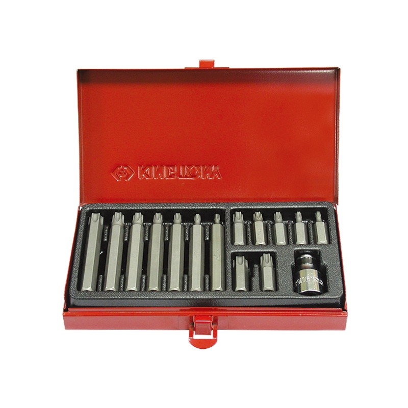 Coffret d'embouts tournevis TORX 10mm - 15 pièces