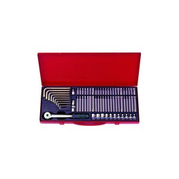KING TONY  : Coffret de douilles 3/8" TORX - 69 pièces