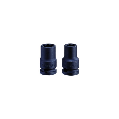 KING TONY  : Douille à chocs Pour vis mâles Torx 3/8" (9.53mm) Standard E7