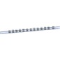Rail pour douilles  1/4" (6.35mm)  200 mm Rail pour douilles  1/4" (6.35mm)  200 mm