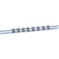 Rail pour douilles  1/2" (12.70mm)  160 mm Rail pour douilles  1/2" (12.70mm)  160 mm