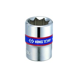 KING TONY  : Douille Métrique 1/4" (6.35mm) Standard 8 mm