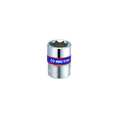 KING TONY  : Douille Métrique 1/4" (6.35mm) Standard 10 mm