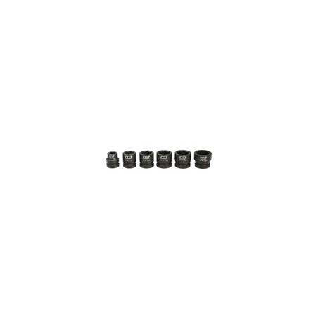 KING TONY  : Jeu de 6 mini douilles à chocs - 6 pièces