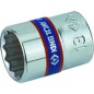 Douille Métrique 1/4" (6.35mm) Standard 13 mm