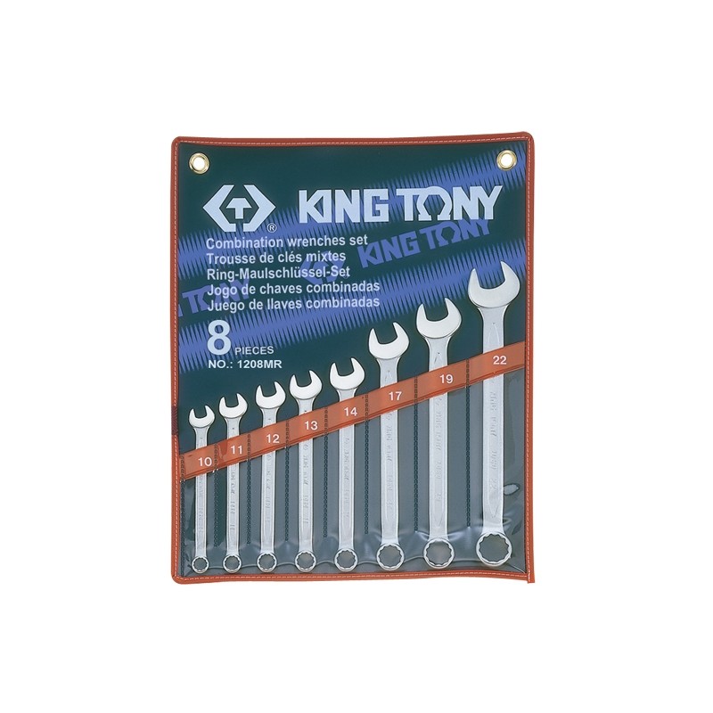 KING TONY  : Trousse de clés mixtes métriques - 8 pièces