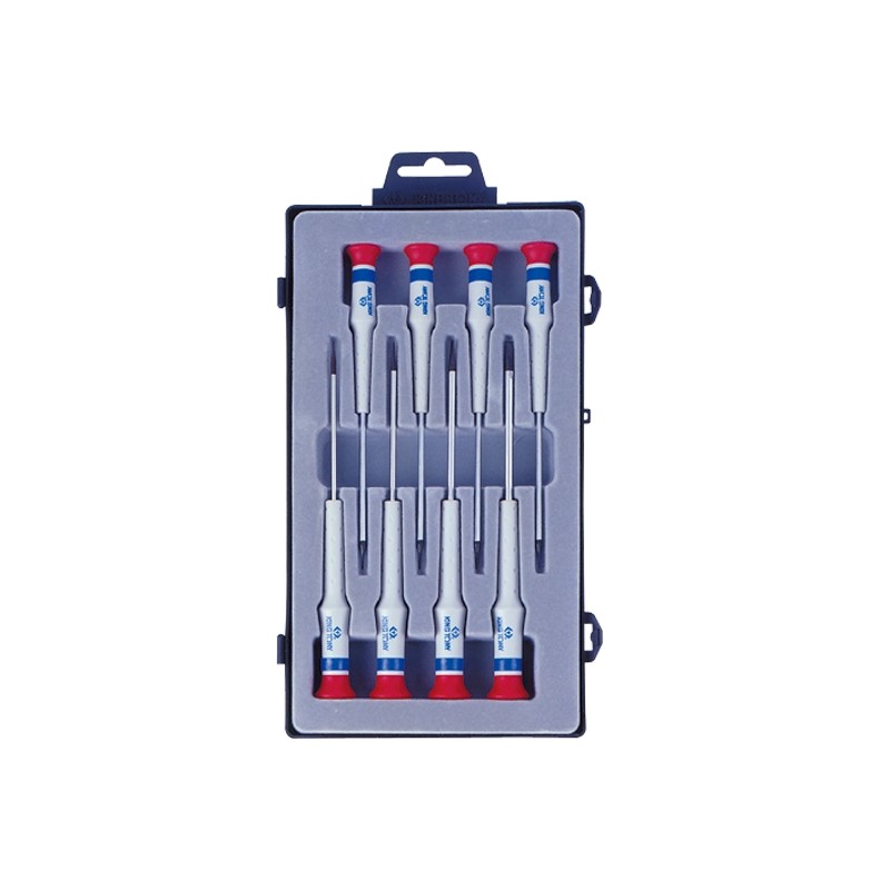 YUYTE Jeu de 8 Tournevis Mécaniques de Précision 0,6 à 2 Mm, Jeu de  Tournevis de Bijoutier, Jeu de Mini Tournevis 11 Pièces pour électronique,  Outils