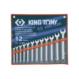 KING TONY  : Trousse de clés mixtes métriques - 12 pièces