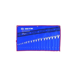 Trousse de clés mixtes métriques - 18 pièces
