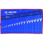 Trousse de clés mixtes métriques - 18 pièces