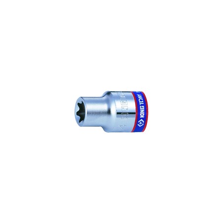 KING TONY  : Douille Pour vis mâles Torx 1/4" (6.35mm) Standard E8