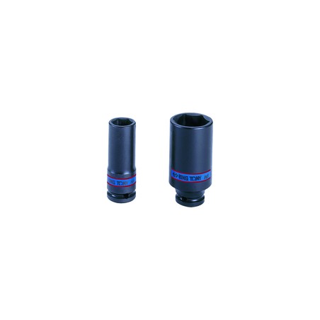 KING TONY  : Douille à chocs Métrique 1/2" (12.7mm) Longue 9 mm