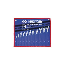 KING TONY  : Trousse de clés mixtes SpeedOpen métriques - 11 pièces