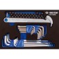 Plateau EVAWAVE de clés mâles 6 pans. TORX et clé à filtre - 19 piè Plateau EVAWAVE de clés mâles 6 pans. TORX et clé à filtre - 19 piè