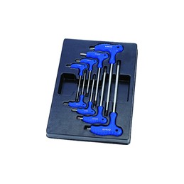 KING TONY  : Thermoformé de clés mâles TORX et RESISTORX  - 8 pièces