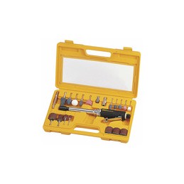 KING TONY  : Coffret meuleuse droite avec accessoires - 35 pièces