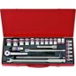 Coffret de douilles pouces et accessoires 1/2" - 24 pièces Coffret de douilles pouces et accessoires 1/2" - 24 pièces