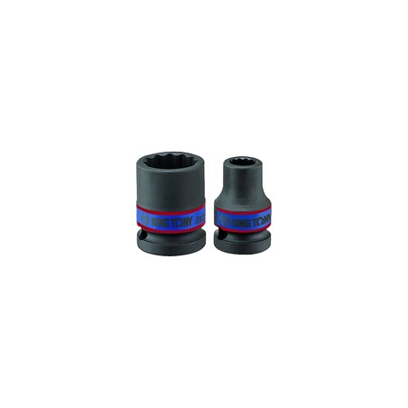 KING TONY  : Douille à chocs Métrique 1/2" (12.7mm) Standard 19 mm