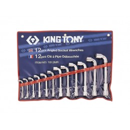 KING TONY  : Trousse de clés à pipe métriques - 12 pièces