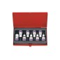 Coffret de douilles 1/2" TORX - 9 pièces Coffret de douilles 1/2" TORX - 9 pièces