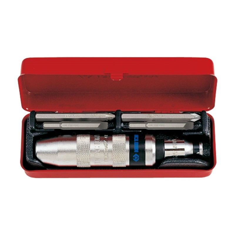 KING TONY : Coffret de tournevis à frapper et accessoires - 6 pièces KING TONY : Coffret de tournevis à frapper et accessoires - 6 pièces