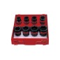 Coffret de douilles 3/4" à choc pouces - 8 pièces