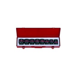 Coffret de douilles 3/4" à choc pouces - 8 pièces