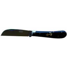 SELEC'XION PRO  : Couteau london corne noir encre marine 105mm