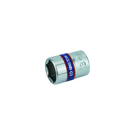 KING TONY  : Douille Métrique 1/4" (6.35mm) Standard 12 mm