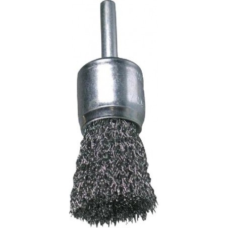 ABcommerces  : Brosse pinceau métallique sur tige diamètre 22mm