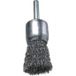 Brosse pinceau métallique sur tige diamètre 22mm