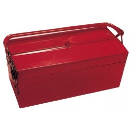COGEX  : CAISSE A OUTILS METAL. 5 COMP. 460X200X200