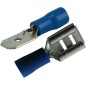 Assortiment de cosse plate mâle / femelle 6.3mm bleu (boite de 22) Assortiment de cosse plate mâle / femelle 6.3mm bleu (boite de 22)