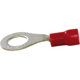 : Cosses à oeillet mâle 6mm rouge (boite de 17)
