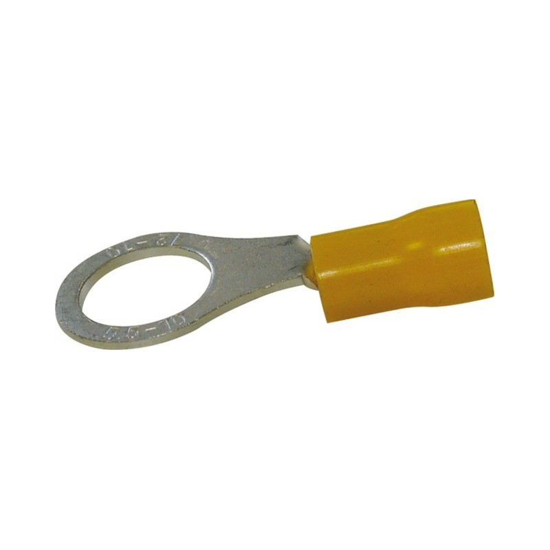 : Cosses à oeil 8mm jaune (boite de 12) : Cosses à oeil 8mm jaune (boite de 12)