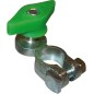 Cosse bat - verte M 10mm laiton avec ecrou pap. Cosse bat - verte M 10mm laiton avec ecrou pap.