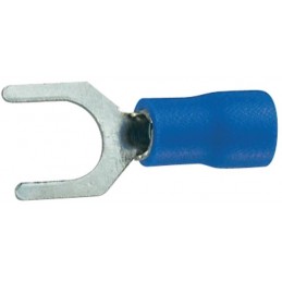 SELEC'XION PRO  : Sachet 100 cosses ouverte pour vis M 3mm bleu