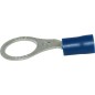 Sachet 100 cosses oeil pour vis M 10mm bleu Sachet 100 cosses oeil pour vis M 10mm bleu