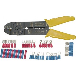 Pince à sertir les cosses électrique + cosses assorties