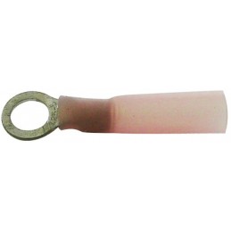 SELEC'XION PRO  : Cosses retractables embout plat 6.35mm rouge mâle (sac de 50)