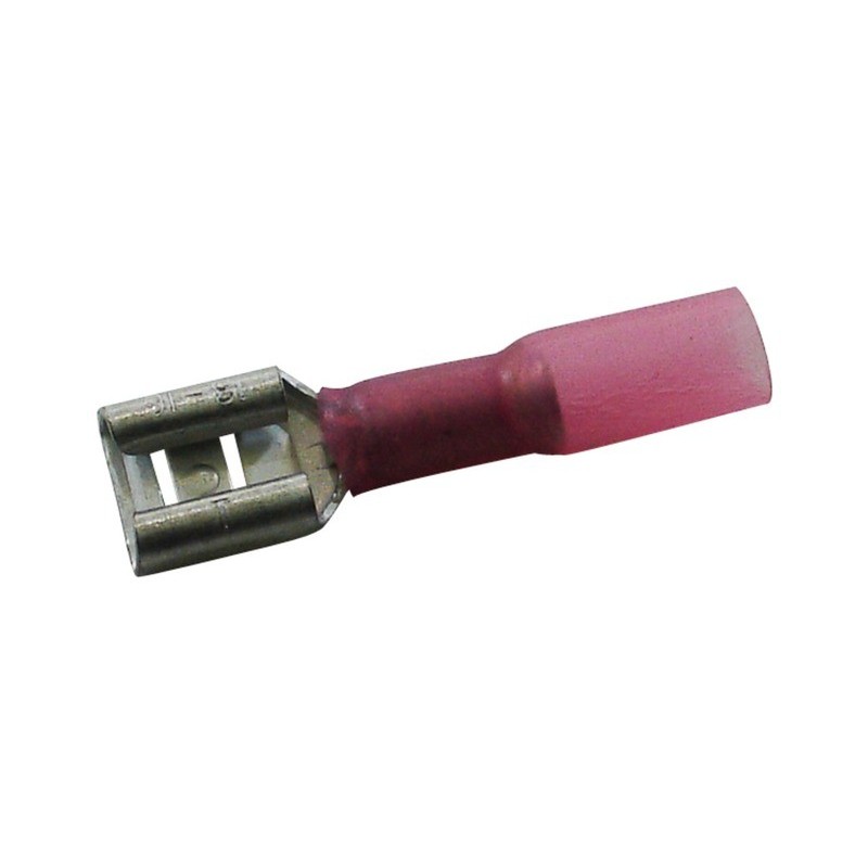 SELEC'XION PRO : Cosse thermorétractable embout plat 6.35mm rouge femelle (sac de 50) SELEC'XION PRO : Cosse thermorétractable embout plat 6.35mm rouge femelle (sac de 50)