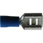 Cosse plate femelle retractable 6.35mm bleu (sac de 50) Cosse plate femelle retractable 6.35mm bleu (sac de 50)