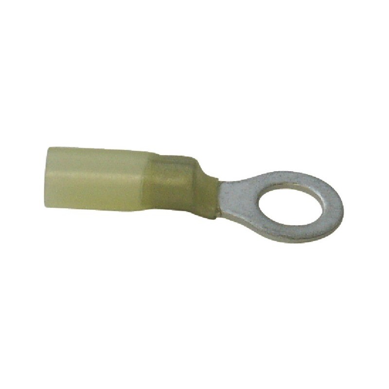 SELEC'XION PRO  : Cosses retractables à oeillet jaune M 8mm (sac de 50)