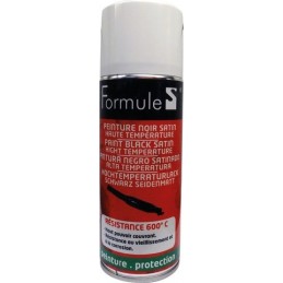 : PEINTURE NOIRE HT T°  AERO 400ML FORMULE S