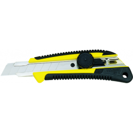 Tajima  : Cutter grip antiderapant 18mm verrouillage à molette