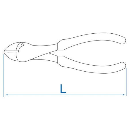 Pince coupante standard acier forgé