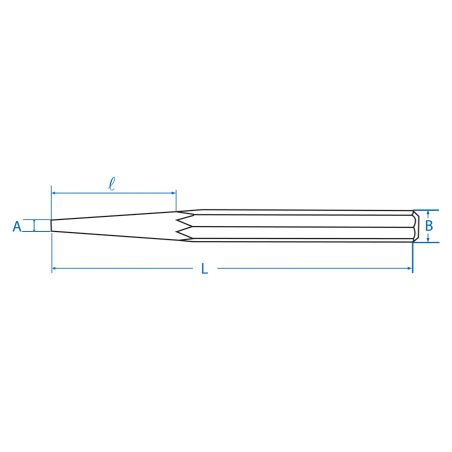 Chasse-clous standard 763 marque King Tony