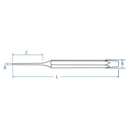 Chasse-goupilles standard 764 Marque King Tony